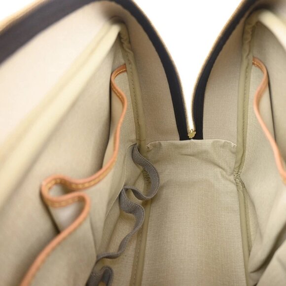 LOUIS VUITTON LV Logo Deauville Hand Bag Monogram Leather Brown 398-082825 - Picture 12 of 16